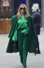 AMANDA HOLDEN Arrives at Heart Radio in London 01/13/2023