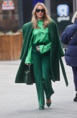 AMANDA HOLDEN Arrives at Heart Radio in London 01/13/2023