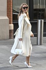 AMANDA HOLDEN Arrivves at Global Radio Studios in London 01/17/2023