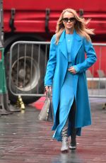 AMANDA HOLDEN at Global Radio Studios in London 01/12/2023