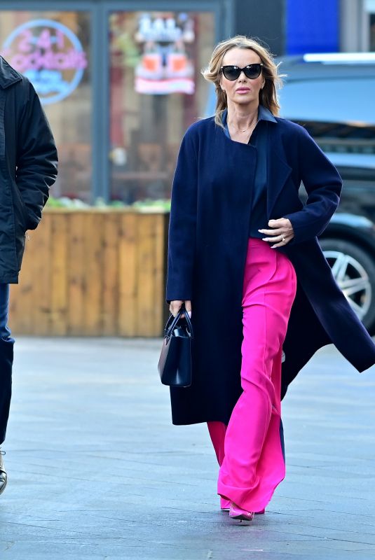 AMANDA HOLDEN at Global Radio Studios in London 01/18/2023