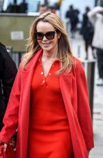 AMANDA HOLDEN Leaves Heart FM Show in London 01/09/2023