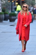 AMANDA HOLDEN Leaves Heart FM Show in London 01/09/2023