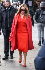 AMANDA HOLDEN Leaves Heart FM Show in London 01/09/2023