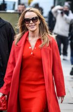 AMANDA HOLDEN Leaves Heart FM Show in London 01/09/2023