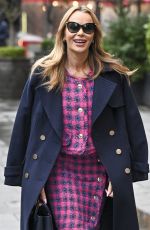 AMANDA HOLDEN Leaves Heart Radio in London 01/16/2023