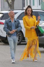 AMANZA SMITH Arrives on the Set of New Season of Selling Sunset at Sunset Plaza in West Hollywood 01/11/2023