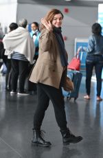 AMBER TAMBLYN Arrives at JFK Airport in New York 01/09/2023