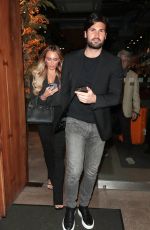 AMBER TURNER and Dan Edgar Leaves Zuma Restaurant in London 01/14/2023