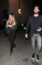 AMBER TURNER and Dan Edgar Leaves Zuma Restaurant in London 01/14/2023