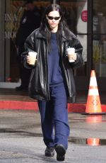 AMELIA HAMLIN Out for Coffee at Starbucks in Beverly Hills 01/05/2023