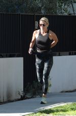 AMY ROBACH Out Jogging in Los Angeles 01/27/2023