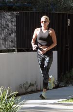 AMY ROBACH Out Jogging in Los Angeles 01/27/2023