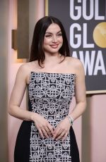 ANA DE ARMAS at 80th Annual Golden Globe Awards in Beverly Hills 01/10/2023