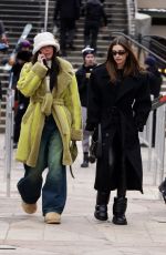 ANASTASIA KARANIKOLAOU and HAILEY BIEBR Out in Aspen 12/31/2022