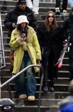 ANASTASIA KARANIKOLAOU and HAILEY BIEBR Out in Aspen 12/31/2022