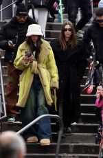 ANASTASIA KARANIKOLAOU and HAILEY BIEBR Out in Aspen 12/31/2022