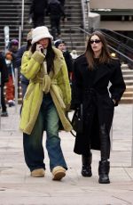 ANASTASIA KARANIKOLAOU and HAILEY BIEBR Out in Aspen 12/31/2022