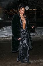 ANASTASIA KARANIKOLAOU Arrives for Dinner in Aspen on New Years Eve 12/31/2022