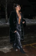 ANASTASIA KARANIKOLAOU Arrives for Dinner in Aspen on New Years Eve 12/31/2022