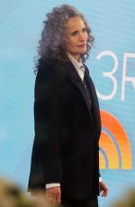 ANDIE MACDOWELL at Today Show in New York 01/10/2023