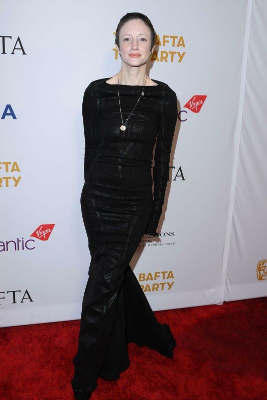 ANDREA RISEBOROUGH at Bafta Tea Party in Beverly Hills 01/14/2023