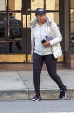 ANGELA BASSETT Leaves a Sauna Session in Burbank 01/16/2023