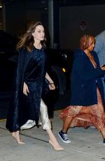 ANGELINA JOLIE Arrives at Event at Lincoln Center in New York 01/11/2023