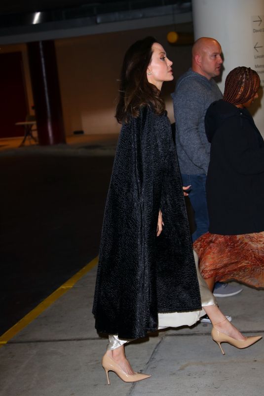 ANGELINA JOLIE Arrives at Event at Lincoln Center in New York 01/11/2023