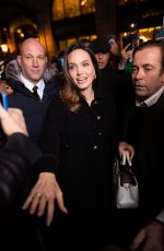 ANGELINA JOLIE Arrives at Guerlain Boutique at Champs Elysees in Paris 01/30/2023