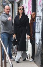 ANGELINA JOLIE Arrives at Her Hotel in New York 01/11/2023