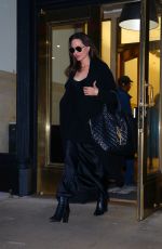 ANGELINA JOLIE Leaves Chelsea Arts Center in New York 01/12/2023