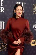 ANGELIQUE CABRAL at 28th Annual Critics Choice Awards in Los Angeles 01/15/2023at 28th Annual Critics Choice Awards in Los Angeles 01/15/2023