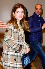 ANNA KENDRICK Arrives at CBS Studios in New York 01/11/2023