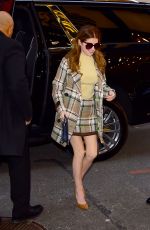 ANNA KENDRICK Arrives at CBS Studios in New York 01/11/2023