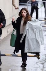 ANNA KENDRICK Arrives at Jimmy Kimmel Live in Hollywood 01/04/2023