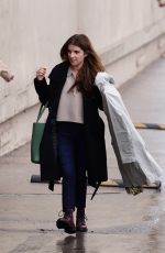 ANNA KENDRICK Arrives at Jimmy Kimmel Live in Hollywood 01/04/2023