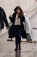 ANNA KENDRICK Arrives at Jimmy Kimmel Live in Hollywood 01/04/2023