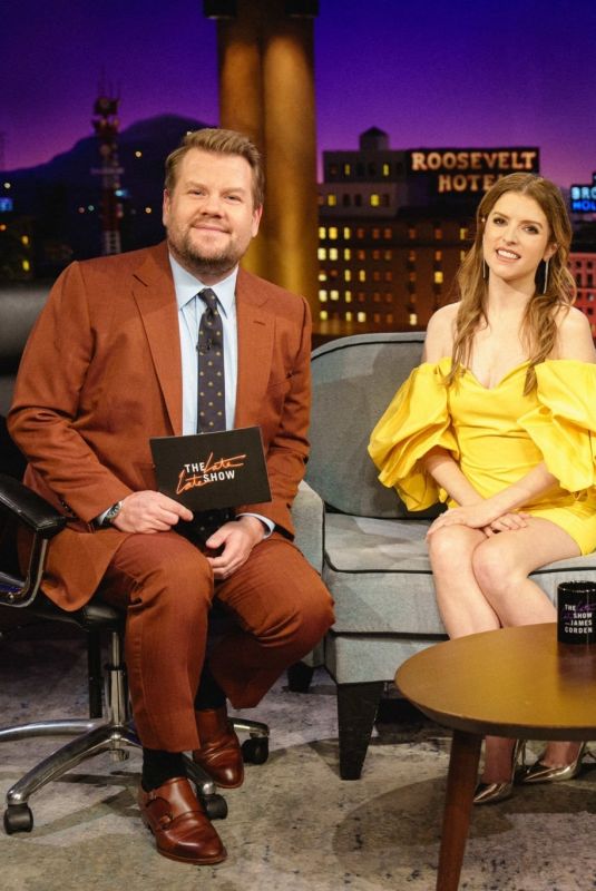ANNA KENDRICK at Late Late Show with James Corden 01/19/2023
