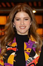 ANNA KENDRICK Leaves CBS Studios in New York 01/11/2023