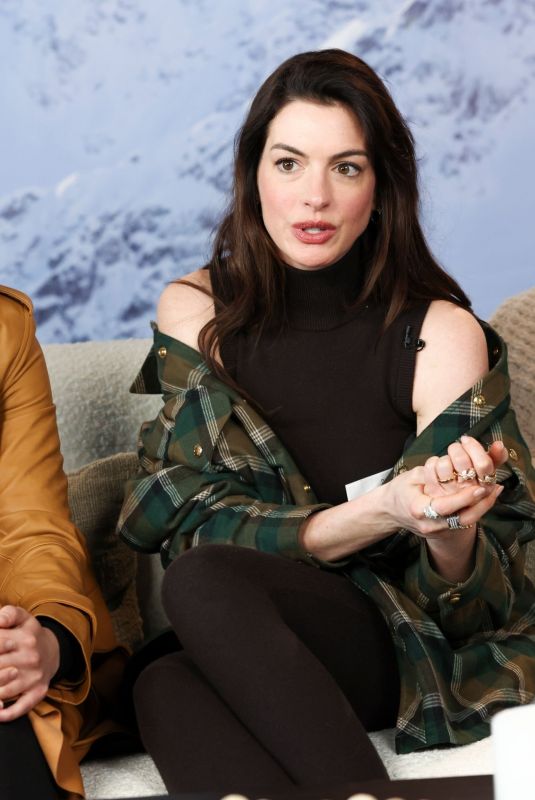 ANNE HATHAWAY at Variety Sundance Studio in Park City 01/21/2023