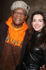 ANNE HATHAWAY on the Backstage at Play The Piano Lesson on Broadway 01/18/2023