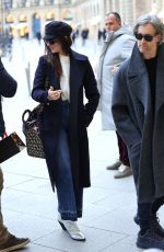 ANNE HATHAWAY Out at Paris Fashion Week 01/24/2023
