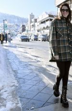 ANNE HATHAWAY Out During Sundance Film Festival 01/21/2023