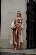 ANOUCHKA GAUTHIER Arrives at Stephane Rolland Spring Summer 2023 Haute Couture Show in Paris 01/24/2023