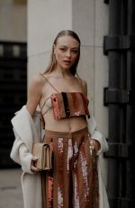 ANOUCHKA GAUTHIER Arrives at Stephane Rolland Spring Summer 2023 Haute Couture Show in Paris 01/24/2023