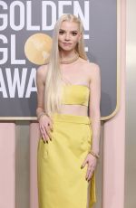 ANYA TAYLOR-JOY at 80th Annual Golden Globe Awards in Beverly Hills 01/10/2023