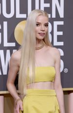 ANYA TAYLOR-JOY at 80th Annual Golden Globe Awards in Beverly Hills 01/10/2023