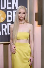 ANYA TAYLOR-JOY at 80th Annual Golden Globe Awards in Beverly Hills 01/10/2023