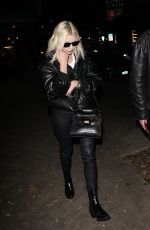 ASHLEY BENSON and Goody Grace Leaves Peppermint Club in West Hollywood 01/14/2023
